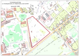 Ситуационный план земельного участка в Шемышейском районе Кадастровые работы в Шемышейском районе